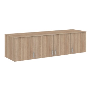 Πατάρι ντουλάπας Royal pakoworld τετράφυλλο sonoma 200x58x53εκ