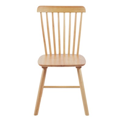 Καρέκλα Bristol pakoworld rubberwood σε φυσική απόχρωση 45x51x86εκ