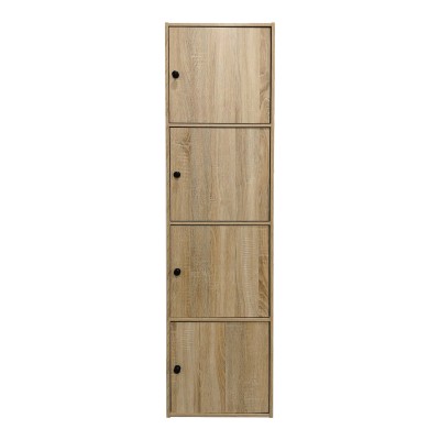 Ντουλάπι-στήλη Gabino pakoworld σε sonoma απόχρωση 40x39x158εκ
