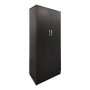 Ντουλάπα δίφυλλη Athos pakoworld σε wenge απόχρωση 80x42x180εκ
