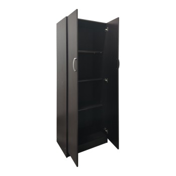 Ντουλάπα δίφυλλη Athos pakoworld σε wenge απόχρωση 60x42x180εκ