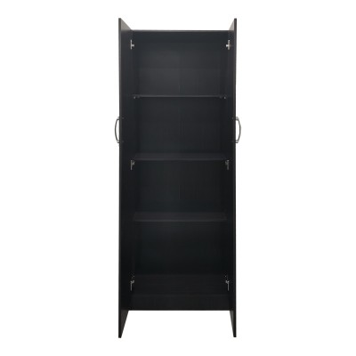 Ντουλάπα δίφυλλη Athos pakoworld σε wenge απόχρωση 60x42x180εκ