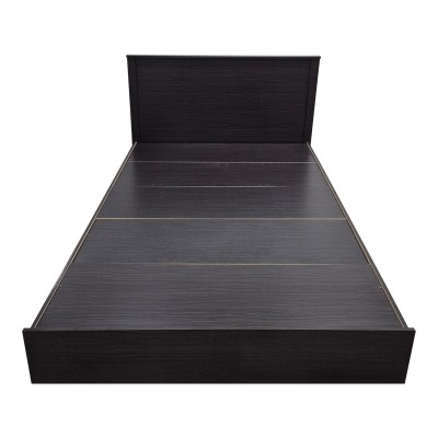 Κρεβάτι Athos pakoworld σε wenge απόχρωση 140x200εκ