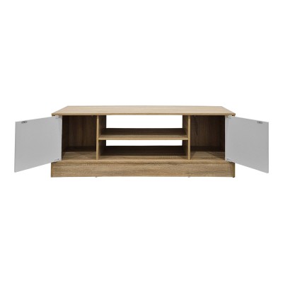 Έπιπλο τηλεόρασης Sasa pakoworld sonoma-λευκό 120x35x41.5εκ