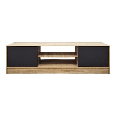 Έπιπλο τηλεόρασης Sasa pakoworld sonoma-ανθρακί 150x35x41.5εκ