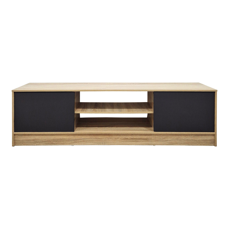 Έπιπλο τηλεόρασης Sasa pakoworld sonoma-ανθρακί 150x35x41.5εκ