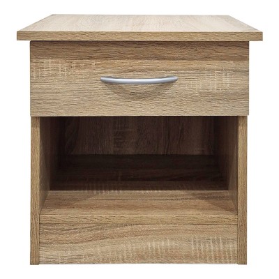 Κομοδίνο Bedy pakoworld sonoma 40x34x42εκ