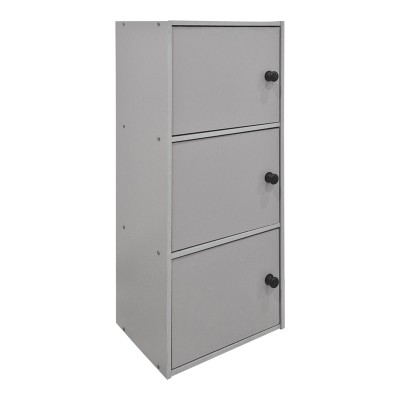 Ντουλάπα-στήλη Wirdia pakoworld ανοιχτό γκρι 30.5x24x71.5εκ