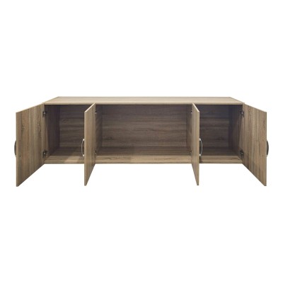 Πατάρι ντουλάπας τετράφυλλο Alvia pakoworld sonoma 200x51x60εκ