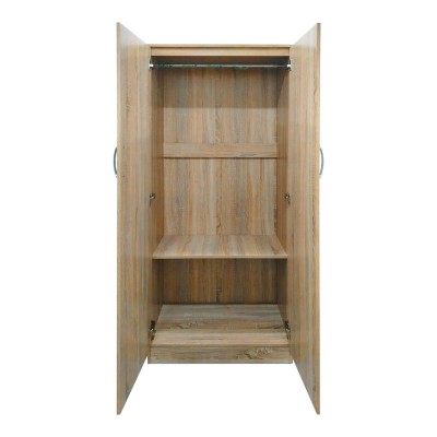 Ντουλάπα εξάφυλλη Athos ΙΙ pakoworld sonoma 240x42x180εκ