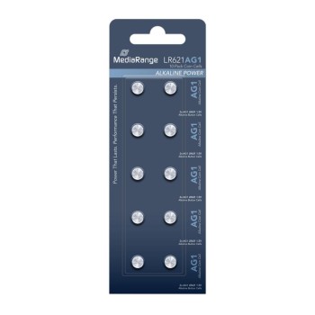 Αλκαλική Μπαταρία MediaRange Premium Coin Cells AG1 1.5V (LR621) (10 Pack) (MRBAT110) 364
