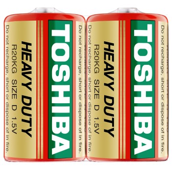 TOSHIBA ΜΠΑΤΑΡΙΕΣ HEAVY DUTY R20 (D) 2Τ.