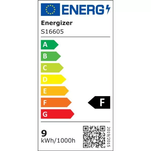 Energizer BEC Κοινή Λάμπα LED 8.8W E27 806lm 6500k Ψυχρό Λευκό