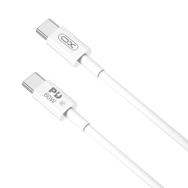 XO NB-Q190B Cable Type-C - Type-C, 2 m, 60W, white