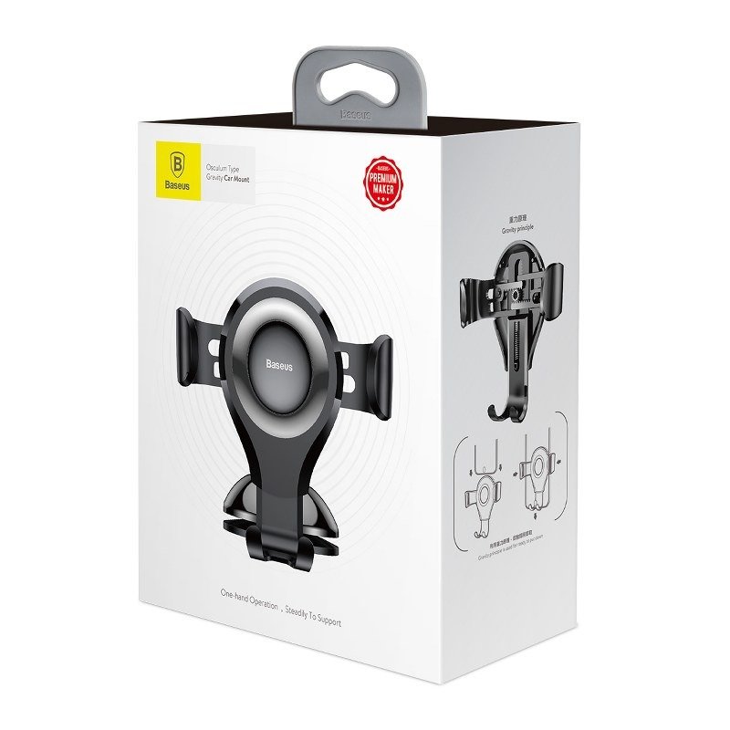 Baseus SUYL-XP01 Osculum gravitational phone holder black