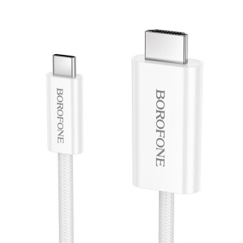 Borofone DH10 Cable Adapter USB-C to HDTV 1.8M white