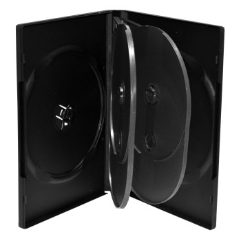 MediaRange DVD Case for 6 discs 22mm Black (MRBOX16)