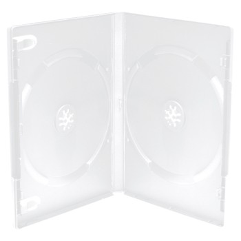 MediaRange DVD Case for 2 Discs 14mm machine packing grade Frosted/Transparent (MRBOX26-M)