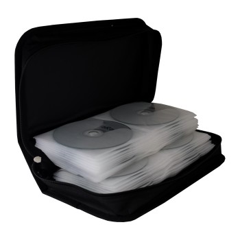 MediaRange Media Storage Wallet for 96 Discs Nylon Black (MRBOX55)