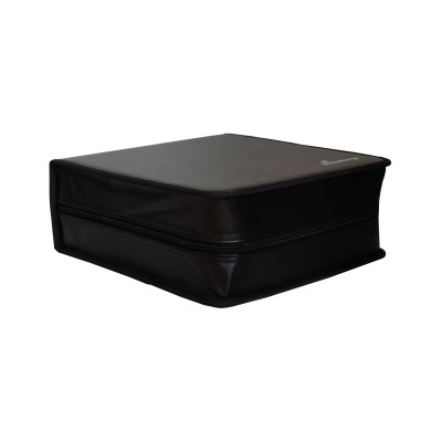 MediaRange Media storage wallet for 200 discs Synthetic Leather Black (MRBOX93)