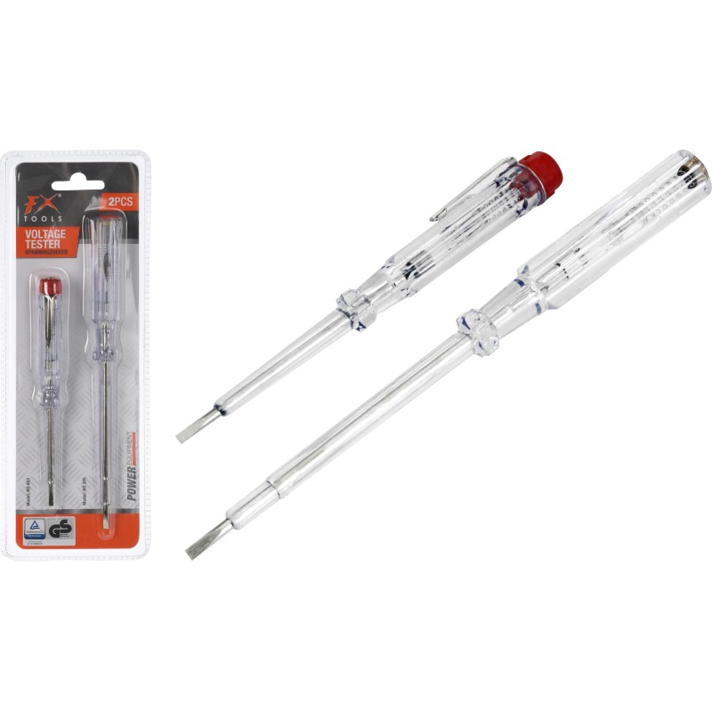 FX TOOLS Δοκιμαστικά κατσαβίδια σετ 2τεμ. 19 & 14 εκ.
