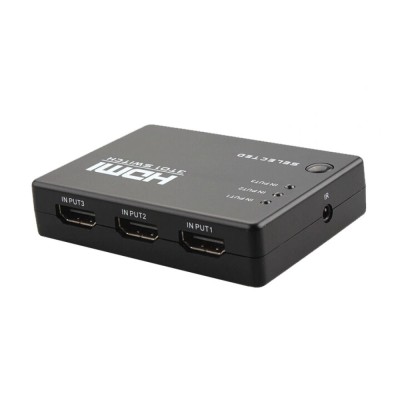 Switch 3xHDMI, OEM, Black - 18226