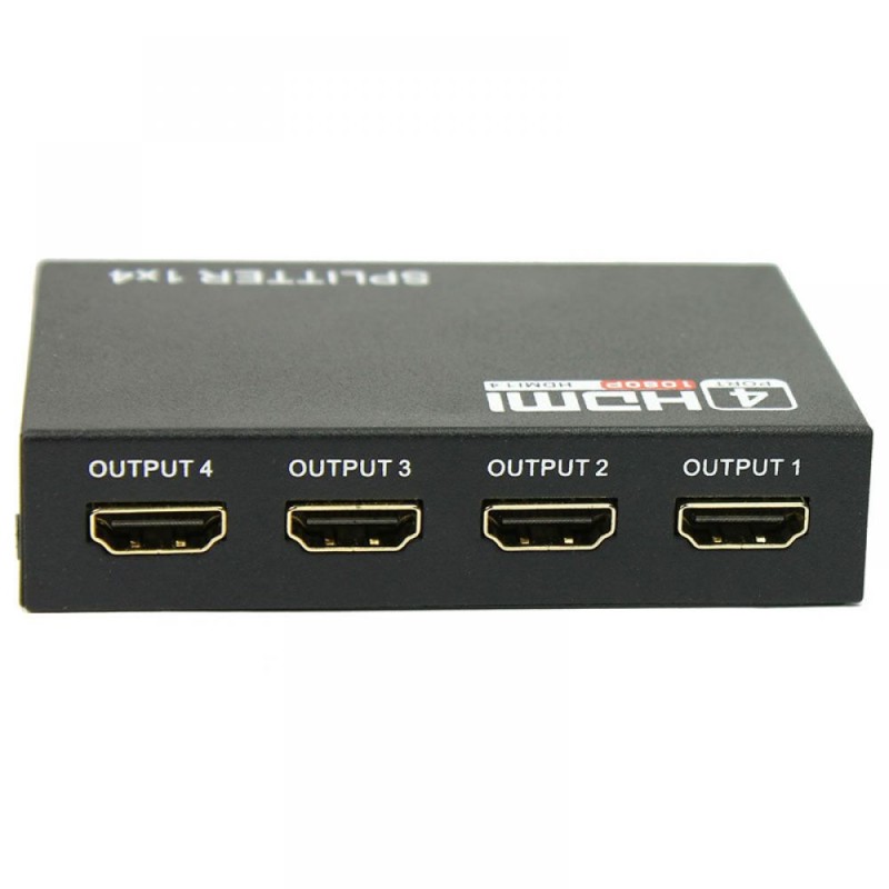 Detech Splitter HDMI to 4xHDMI with power supply,18263