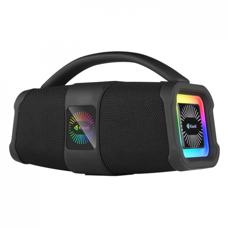 Kisonli К5 Ηχεἰο Bluetooth, USB, SD, AUX, FM, RGB, Μαυρο, 16W - 22293