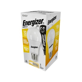 ΛΑΜΠΑ ENERGIZER S16609 ΛΕΥΚΗ ΣΥΣΚΕΥΑΣΙΑ LED GLS(A60) E27 13,2W 1521LM ΘΕΡΜΟ WARM WHITE
