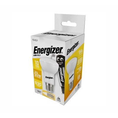 ΛΑΜΠΑ ENERGIZER S16615 ΛΕΥΚΗ ΣΥΣΚΕΥΑΣΙΑ LED R63 E27 806LM ΘΕΡΜΟ 3000Κ