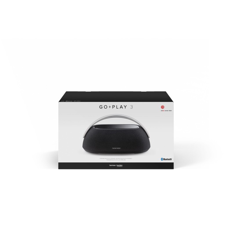 harman/kardon Go & Play 3, Portable Bluetooth Speaker With built in Subwoofer, (Black)