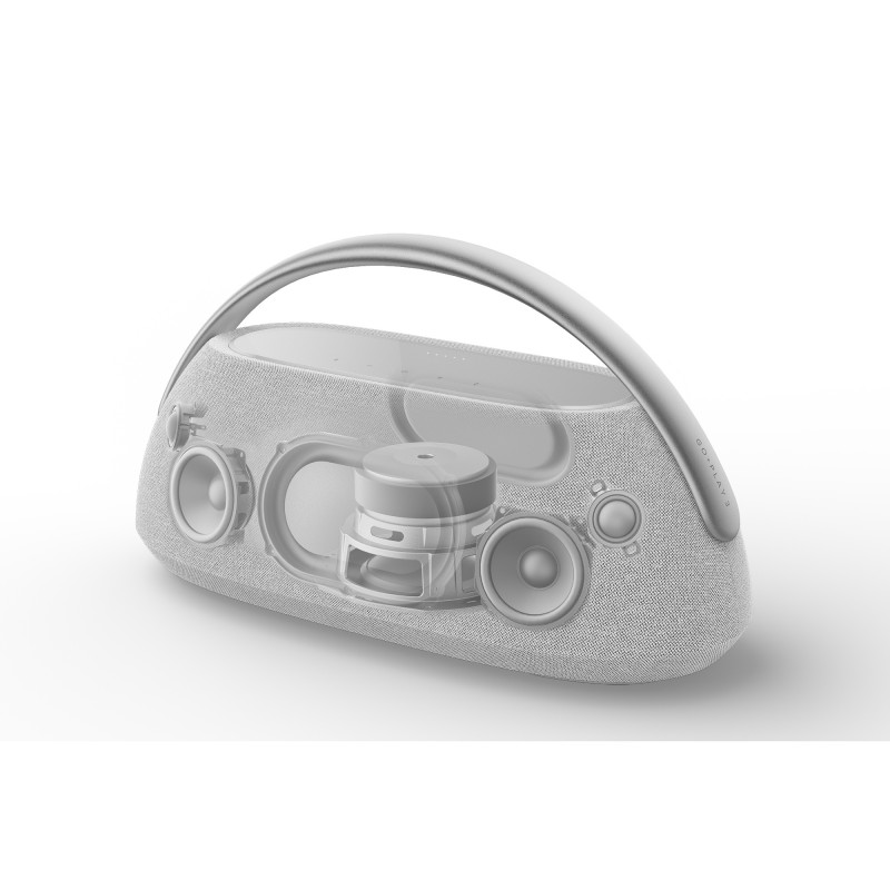harman/kardon Go & Play 3, Portable Bluetooth Speaker With built in Subwoofer, (Grey)