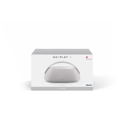 harman/kardon Go & Play 3, Portable Bluetooth Speaker With built in Subwoofer, (Grey)