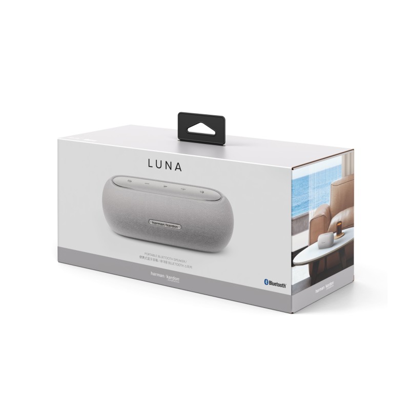 harman/kardon Luna,  Portable Bluetooth Speaker, Water/Dust proof IP67, (Grey)