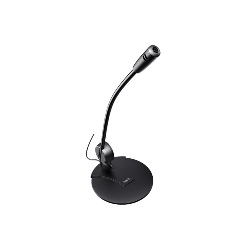HAVIT computer microphone H207D wired jack 3,5mm black