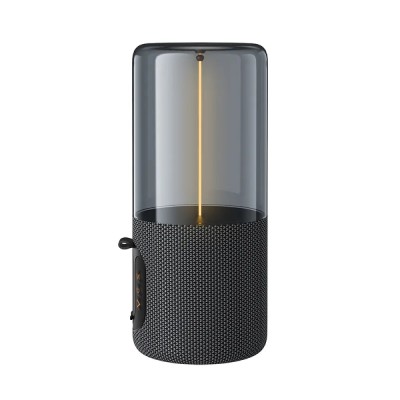 Hoco BS64 Rocker Φορητό Ηχείο Wireless V5.4 TWS 5W 1200mAh FM Micro SD USB AUX Γκρι