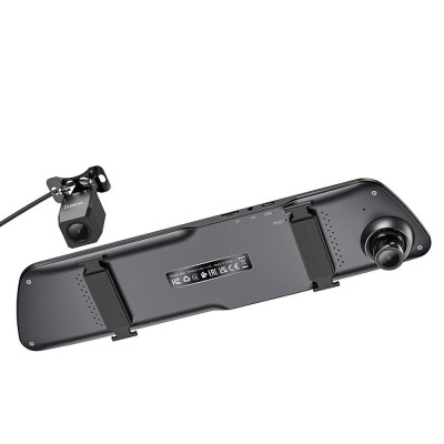 HOCO car camera / driving recorder on the mirror + with DV4 rearview camera