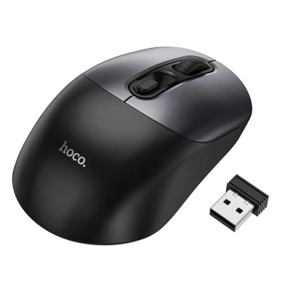 Hoco GM28 Ασύρματο Ποντίκι 1600dpi 2.4GHz 3 Πλήκτρων Μαύρο