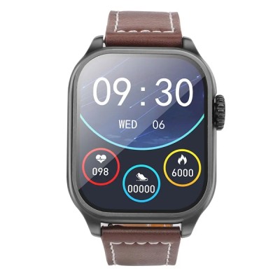 Hoco Y17 Smartwatch IP67 IPS Οθόνη 2.03" 300mAh V5.0 με Δυνατότητα Κλήσεων Μαύρο