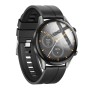 Hoco Y7 Pro Smartwatch 1.39" Bluetooth v5.0 240mAh IP67 με Δυνατότητα Κλήσεων Silicon Band Μαύρο