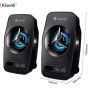 KISONLI SPEAKERS L-3030, 2x3W, USB, BLACK