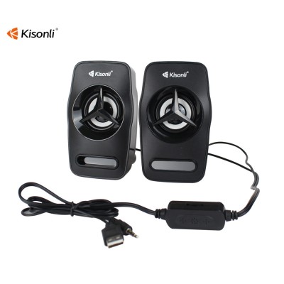 KISONLI SPEAKERS L-3030, 2x3W, USB, BLACK