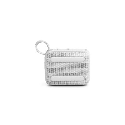 JBL GO4, Portable Bluetooth Speaker, Water/Dust proof IP67, (White)