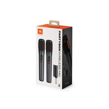 JBL Wireless Digital Mic x2 & Dongle Receiver, 6.35mm (Black)