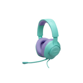 JBL Quantum 100M2, Over-Ear Wired Gaming Headset (Cyan)