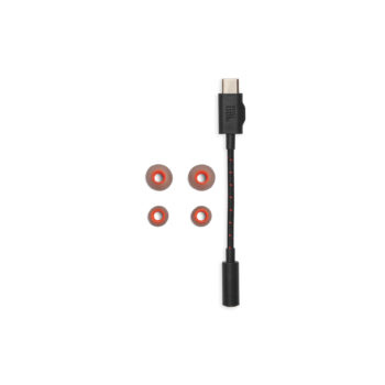 JBL Quantum 50C, InEar Wired Gaming Headphones, USB-C Dongle (Black)
