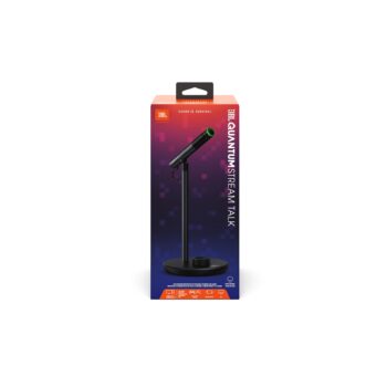 JBL Quantum Stream Talk, Condenser Microphone, USB-C, Volume Knob, (Black)