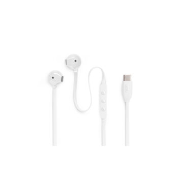 JBL Tune 305C, Ear-Buds Headphones, USB-C, Hi-Res, (White)