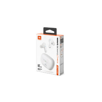 JBL Wave Beam 2, True Wireless In-Ear Headphones, ANC, IP54, (White)