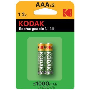 Kodak Επαναφορτιζόμενη ΗR03 1000mAh AAA 2BL